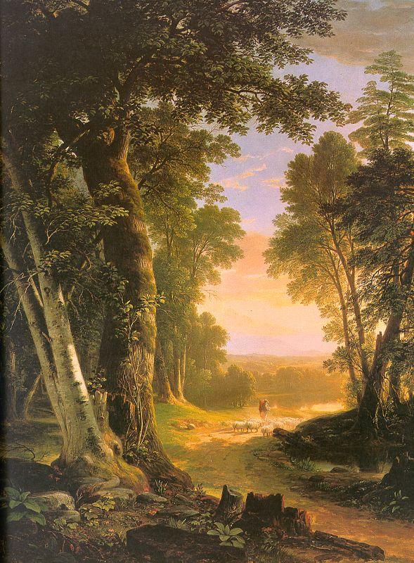 Asher Brown Durand The Beeches France oil painting art